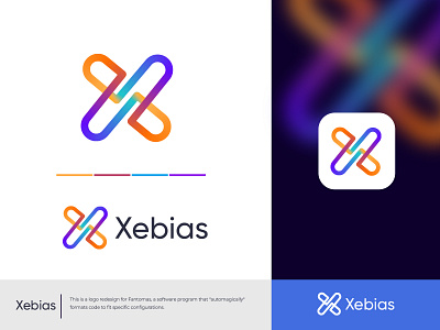 xebias logo design abstract logo app icon brand identity branding ecommerce graphic design letter logo design logo designer logos mark minimalist logo modern symbol