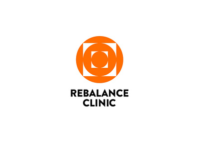 Rebalance Clinic branding design graphic design icon logo minimal vector