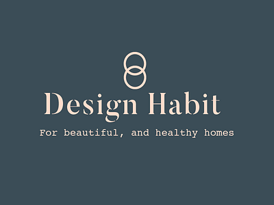 Design Habit branding copy writing courier design habit interiors stencil