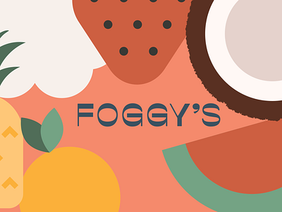 Foggy's Shave Ice branding