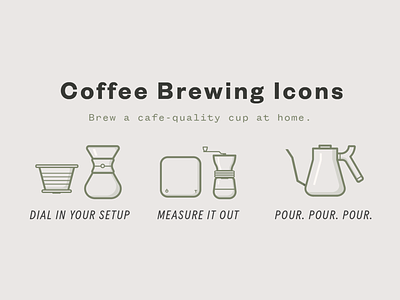 Brewing Icons acaia scale icons kalita wave