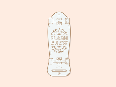 Fishtail Skateboard Flash Brew fishtail