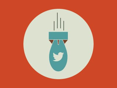 Twitter Bomb bomb illustration trends twitter