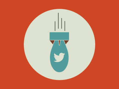 Twitter Bomb by Miguel Carrasquillo on Dribbble