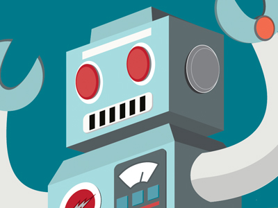 Tin Can Robot by Miguel Carrasquillo on Dribbble