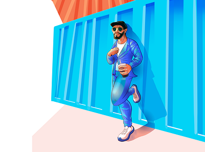 Fresh Fit Inspiration design graphic design hero image illustration style ui