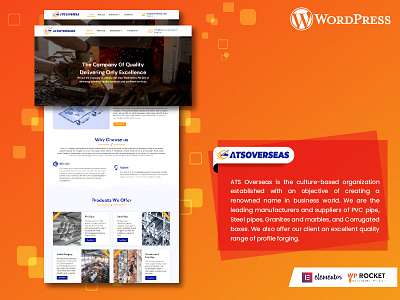 Ats Overseas | WordPress Website Design