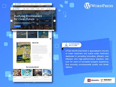 Uttam Water Solution | WordPress Website Design webdesign wordpress website wordpress