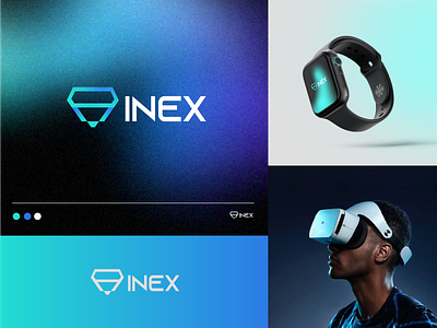 virtual reality logo concept