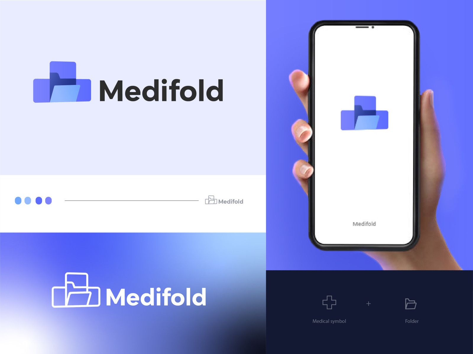 Medical app logo concept by Md Imran on Dribbble