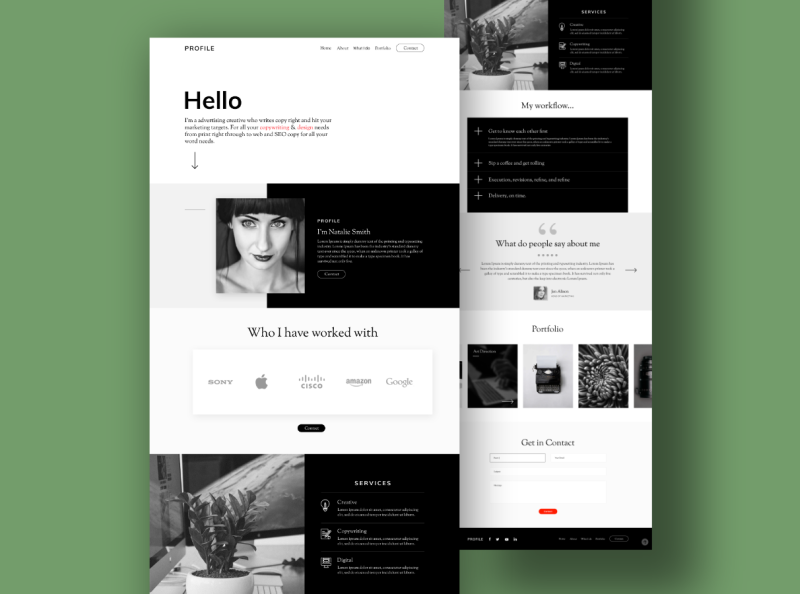 Themify Ultra Profile WordPress Theme by Ken Duncan Yoshida Mah on Dribbble