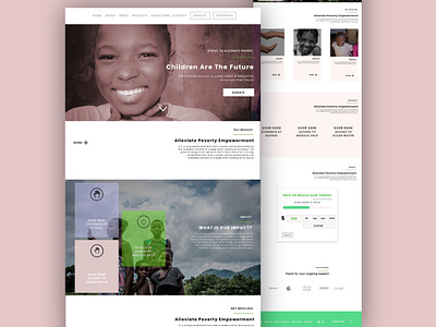 Charity WordPress Theme design graphic design ui ux uxui design web design wordpress theme
