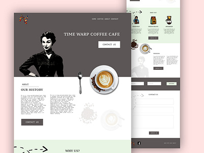 Retro Coffee Shop Concept