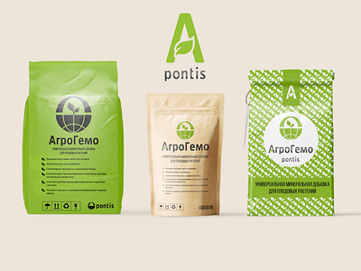 Identity for eco-friendly mineral supplements brand