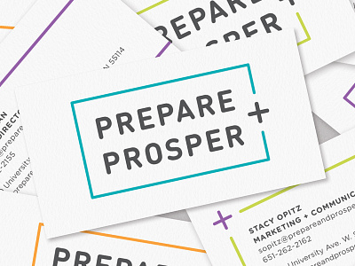 Prepare + Prosper branding identity logo mark