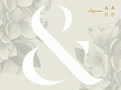 Wedding Bits ampersand floral invitations print stationery wedding