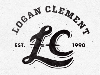 Logan Clement branding logo typography