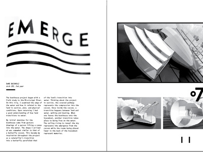Datum Spread architecture editorial publication typography