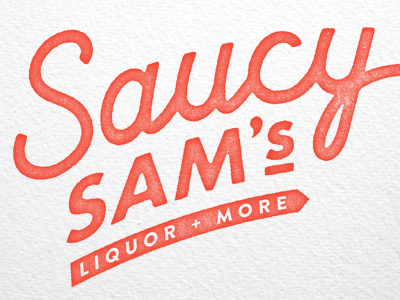 Saucay branding lettering liquor logo typography
