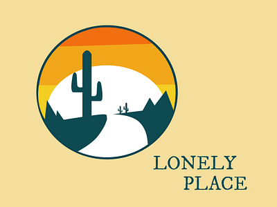 Lonely Place Badge branding designthinking figma graphic design illustration sketch app ux vector web