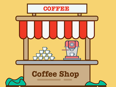 Coffee Shop Illustration