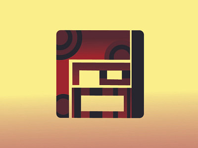 RED1 icon illustration logo