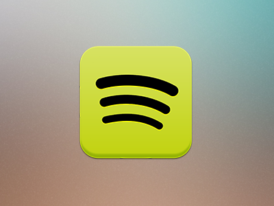 Spotify iOS Icon icon ios iphone music redesign spotify stream