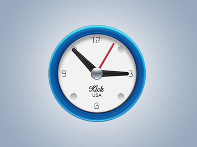 Klok 12 clock icon mac time