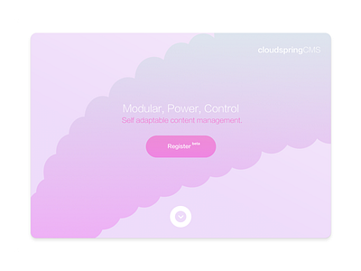CMS Website Landing Page by Mohab on Dribbble