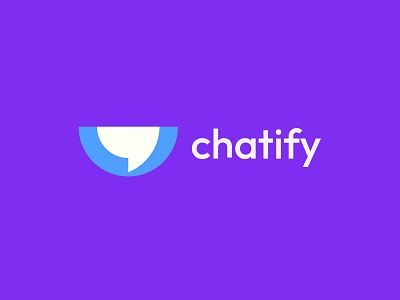 Chatify logo brand identity branding chat logo logo logo design logotype