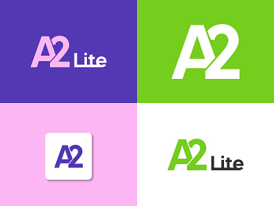 A2 Lite logo a2 lite brand identity branding graphic design identity logo logo design logotype
