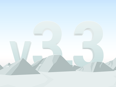 what's new background background gray mountian polygon soelf update v3.3