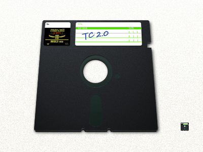 remember those old days? 16px floppy disk icon