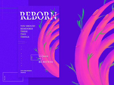 Reborn~ design illustration rebron