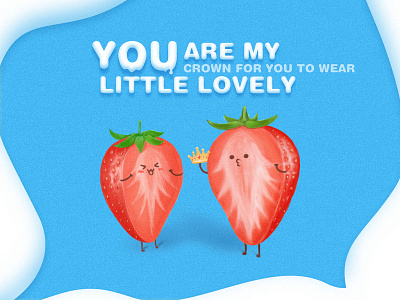 The lovely strawberries