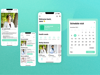 Oracare - Healthcare Mobile App Concept Design