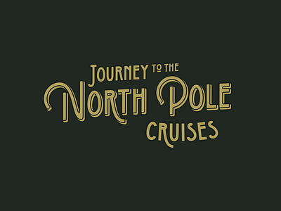 Journey to the North Pole Cruises · Logo Detail adobe illustrator branding logo vector