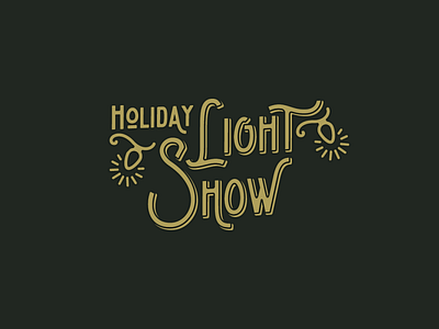 Holiday Light Show · Logo Detail adobe illustrator branding photoshop vector