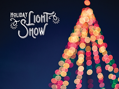 Holiday Light Show · Logo Application