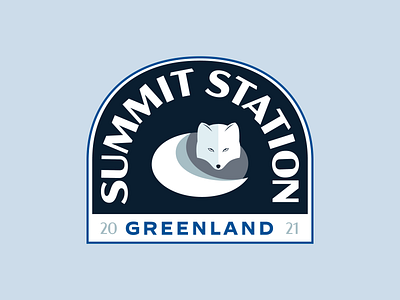 Summit Station Fox · Badge adobe illustrator badge branding logo design sticker vector