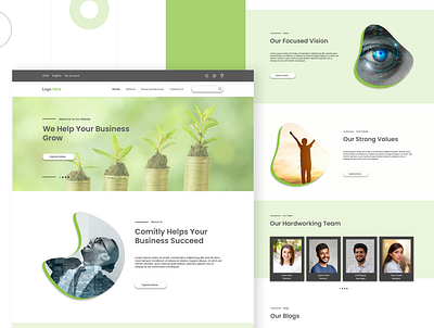 Business Website UI UX Design minimalistic design product design ui ui design ui ux ux ux design web design website design