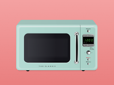 Micro: A Small Microwave for the Home or Office by Jacob Wilcox on Dribbble