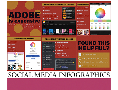 Social media infographics branding design graphic design illustration typography
