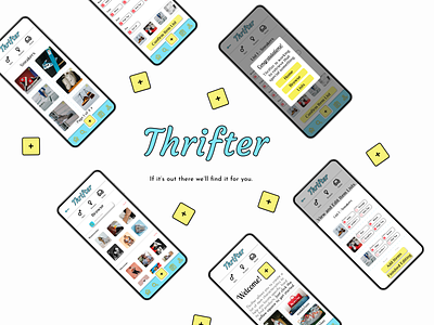 Thrifter Project design shopping ui ux