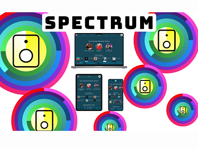 Spectrum design figma music ui ux