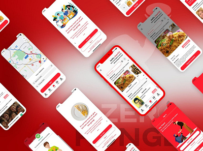 Zerp Hunger Mobile App charity app food app mobile app mobile app ux ui ux zero hunger