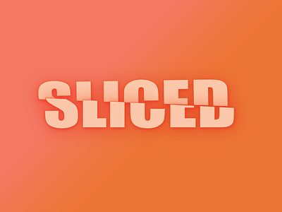 Sliced adobe illustrator design typography vector