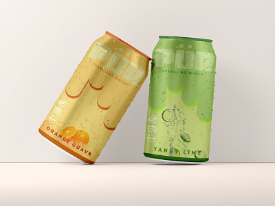 Pur Sparkling Water Packaging Mockup