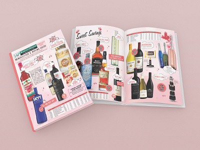 February Wine/Liquor Newsletter Mockup