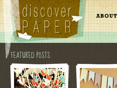 Discover Paper Redesign layout paper redesign website